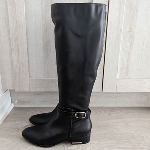 Aldo Black Leather Boots